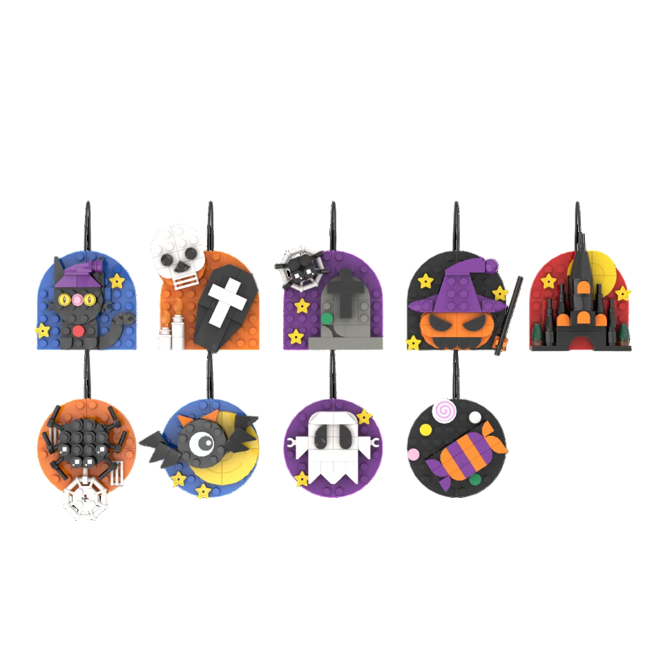 Halloween Hanging Brick Set (9pcs )