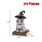 Limited Edition - Halloween Magic Cat Building Bricks