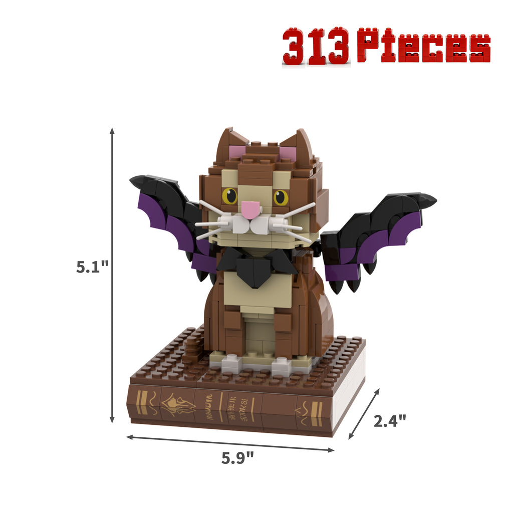 Limited Edition - Halloween Magic Cat Building Bricks
