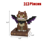 Limited Edition - Halloween Magic Cat Building Bricks