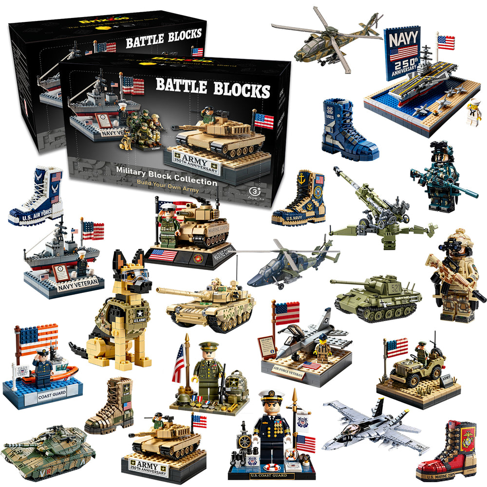 Holiday Sale Military Brick Blind Box Building Block Set