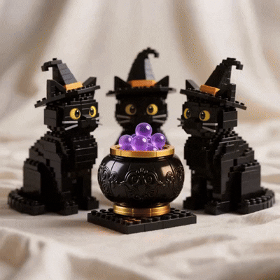 2025 Halloween Limited -- Witchy Cats & Cauldron