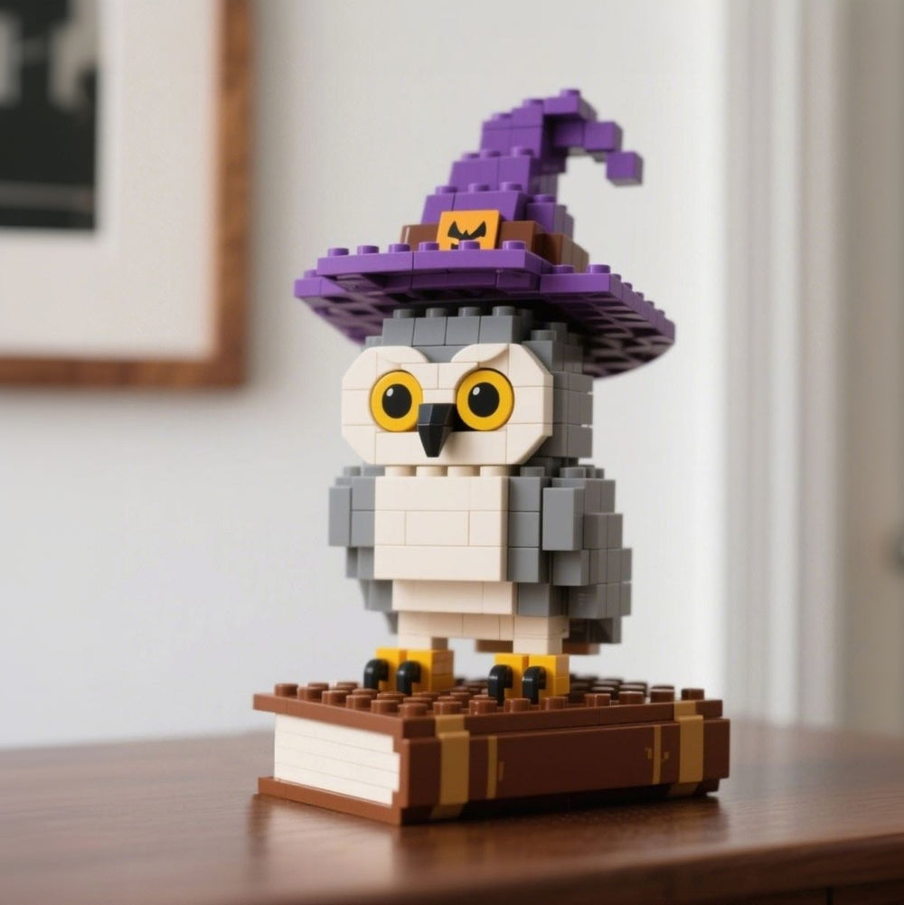Halloween Edition -Witch Hat Owl