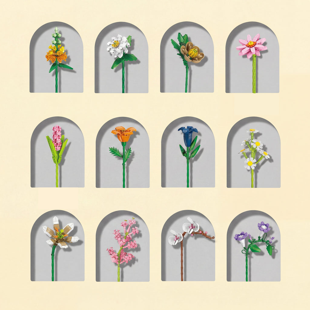 Assortment of Colourful Flower Bouquet