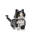 Black & White Tuxedo Cat Building Block