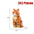 Ginger Cat Building Bricks