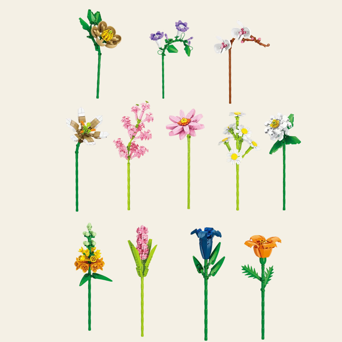 Assortment of Colourful Flower Bouquet