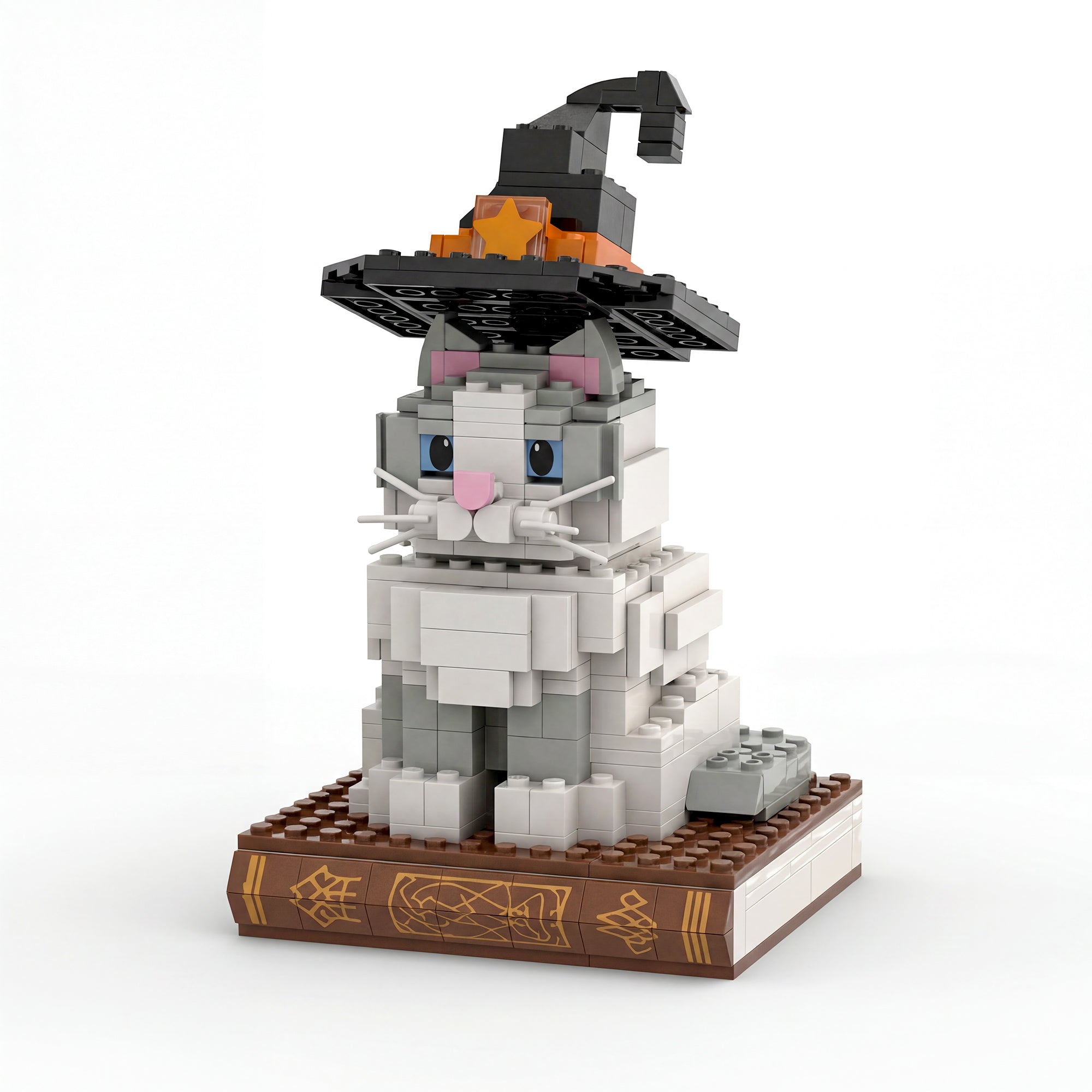 Limited Edition - Halloween Magic Cat Building Bricks