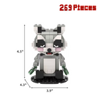 Raccoon Building Bricks