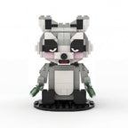 Raccoon Building Bricks
