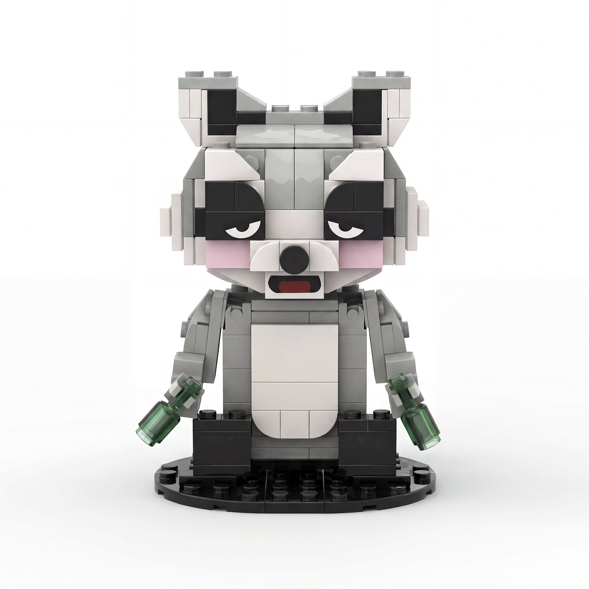 Raccoon Building Bricks