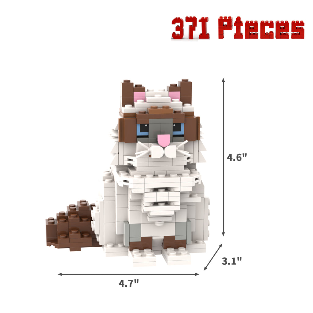 Ragdoll Building Bricks Cat