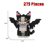 Tuxedo Cat with Magic Wings Building Brick