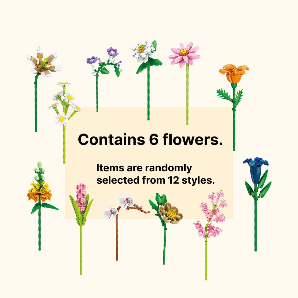 Assortment of Colourful Flower Bouquet