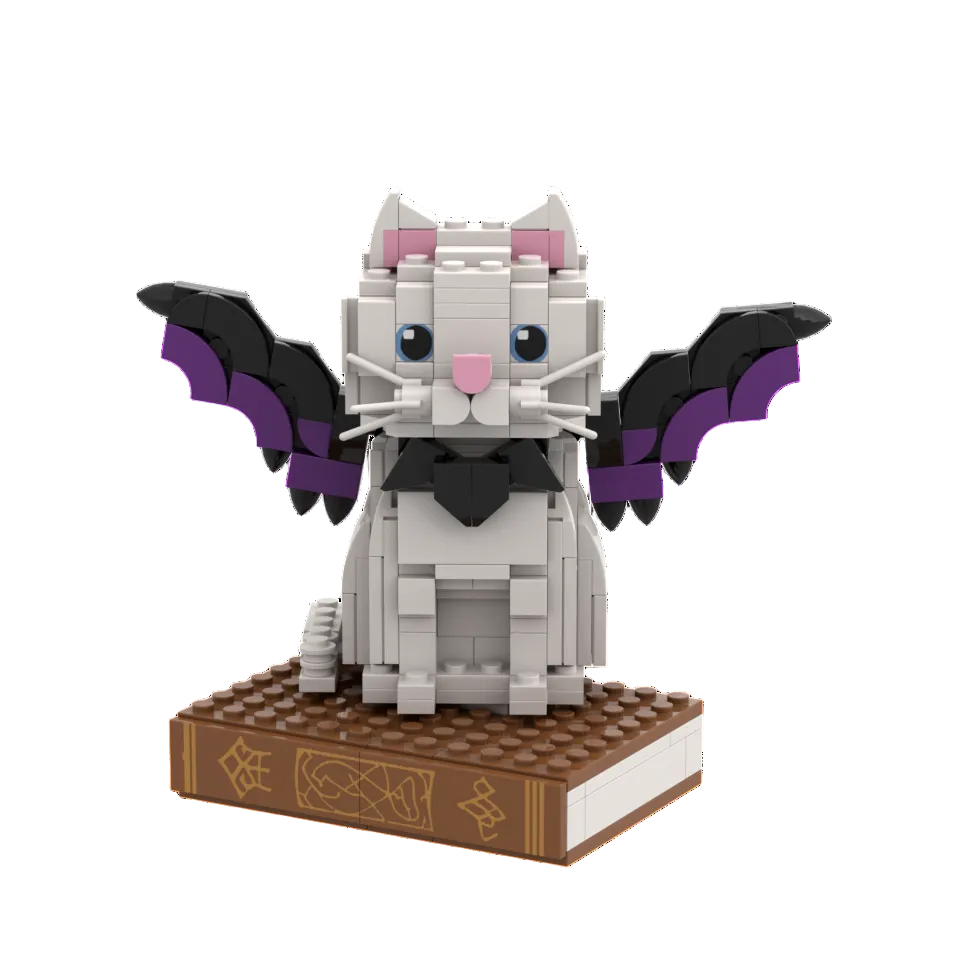 Limited Edition - Halloween Magic Cat Building Bricks
